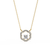 Blossom Cluster Lab Grown Diamond Pendant - Ophiratbf