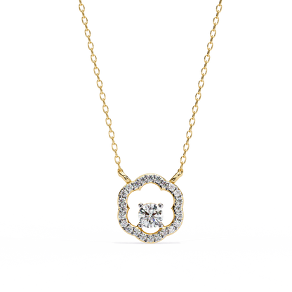 Blossom Cluster Lab Grown Diamond Pendant