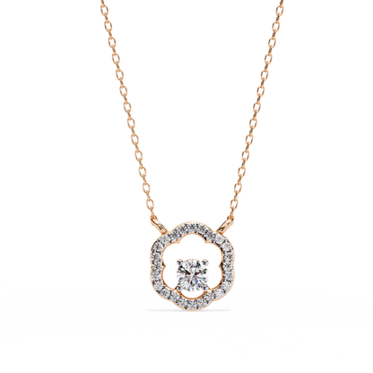 Blossom Cluster Lab Grown Diamond Pendant