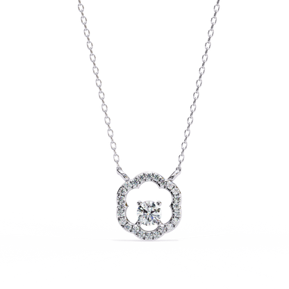 Blossom Cluster Lab Grown Diamond Pendant