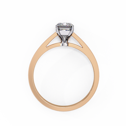 Solene Radiant Solitaire lab grown diamond ring