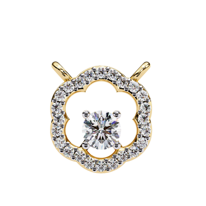 Blossom Cluster Lab Grown Diamond Pendant