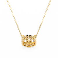 Blossom Cluster Lab Grown Diamond Pendant - Ophiratbf