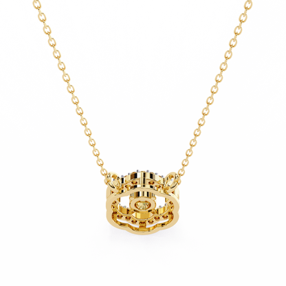 Blossom Cluster Lab Grown Diamond Pendant