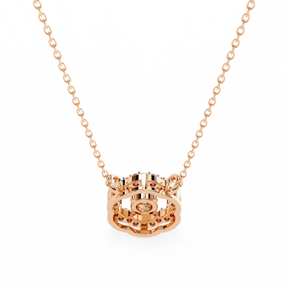 Blossom Cluster Lab Grown Diamond Pendant