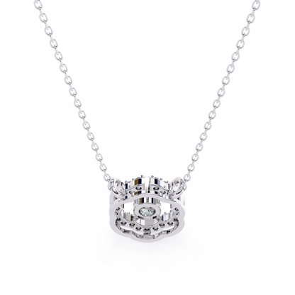Blossom Cluster Lab Grown Diamond Pendant