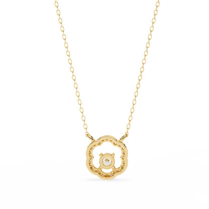 Blossom Cluster Lab Grown Diamond Pendant