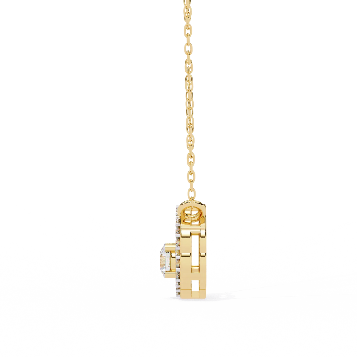 Blossom Cluster Lab Grown Diamond Pendant - Ophiratbf