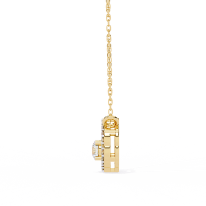 Blossom Cluster Lab Grown Diamond Pendant