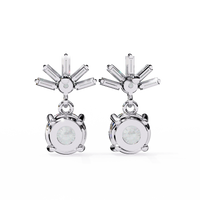 Radiance Baguette Cluster Drop Lab Grown Diamond Studs - Ophiratbf