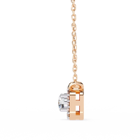 Empress Round Lab Grown Diamond Pendant - Ophiratbf