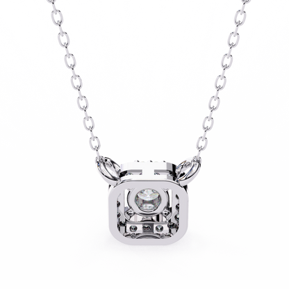 Empress Round Lab Grown Diamond Pendant