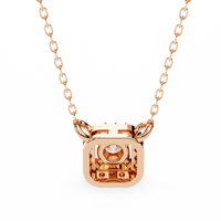 Empress Round Lab Grown Diamond Pendant - Ophiratbf