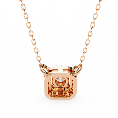 Empress Round Lab Grown Diamond Pendant