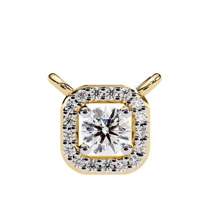 Empress Round Lab Grown Diamond Pendant