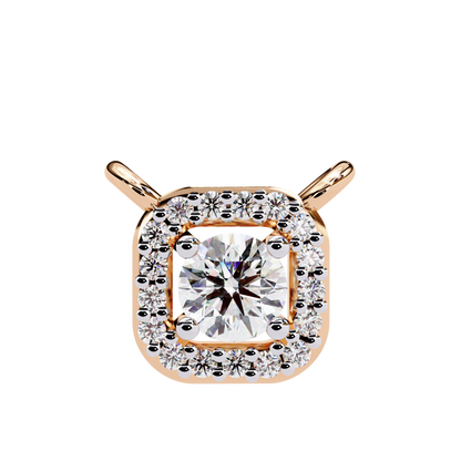 Empress Round Lab Grown Diamond Pendant