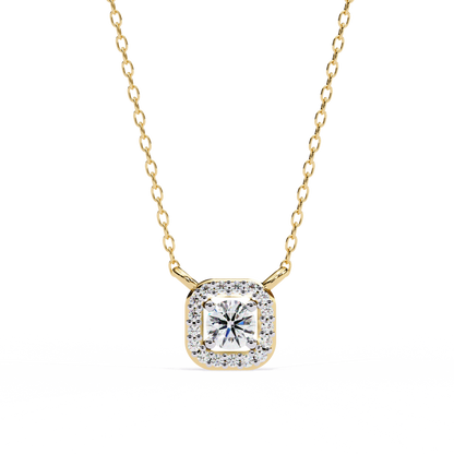 Empress Round Lab Grown Diamond Pendant