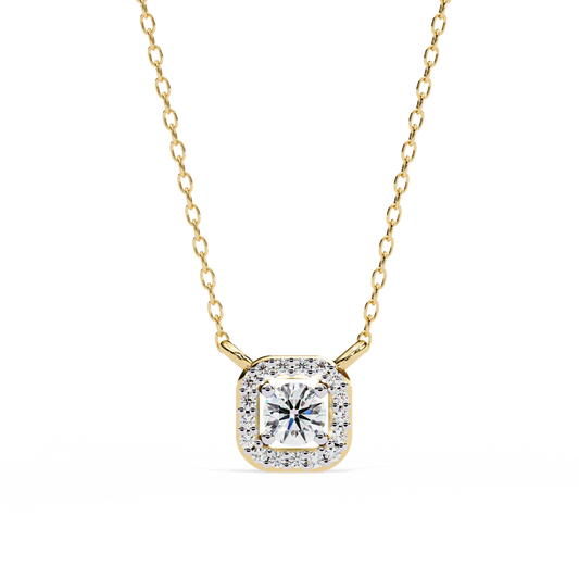 Empress Round Lab Grown Diamond Pendant