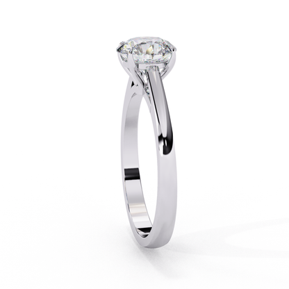Celestia Round Solitaire Ring