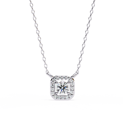 Empress Round Lab Grown Diamond Pendant