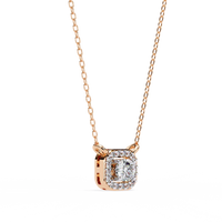 Empress Round Lab Grown Diamond Pendant - Ophiratbf