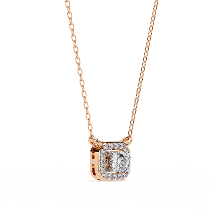 Empress Round Lab Grown Diamond Pendant