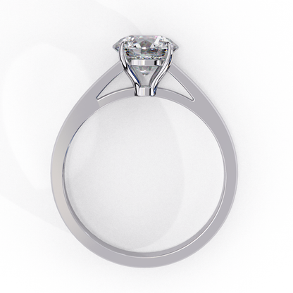 Celestia Round Solitaire Ring