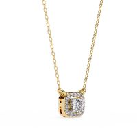 Empress Round Lab Grown Diamond Pendant - Ophiratbf