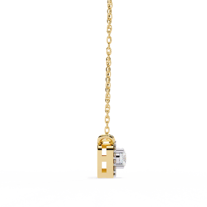 Empress Round Lab Grown Diamond Pendant