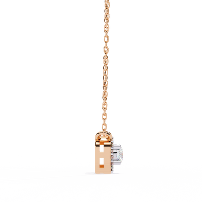 Empress Round Lab Grown Diamond Pendant