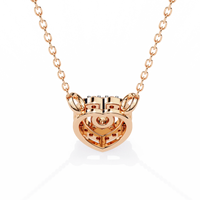 Cherish Heart Halo Lab Grown Diamond Pendant - Ophiratbf