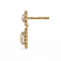 Aurora Double Halo Drop Lab Grown Diamond Studs - Ophiratbf