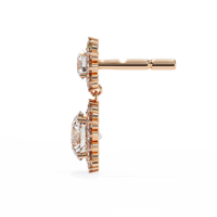 Aurora Double Halo Drop Lab Grown Diamond Studs - Ophiratbf