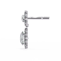 Aurora Double Halo Drop Lab Grown Diamond Studs - Ophiratbf