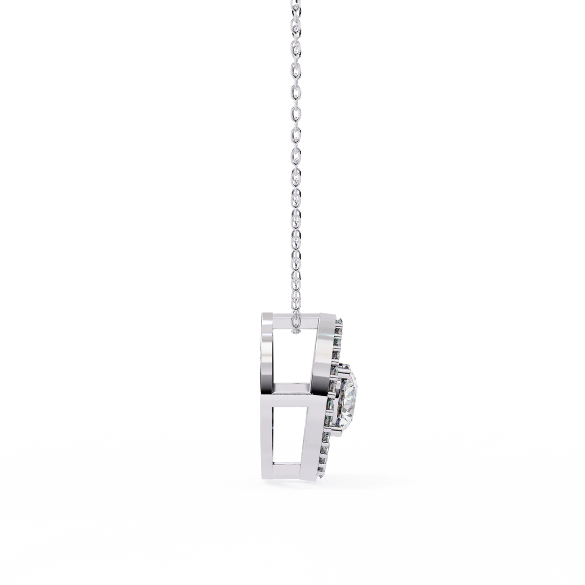 Elara Eye Lab Grown Diamond Pendant - Ophiratbf