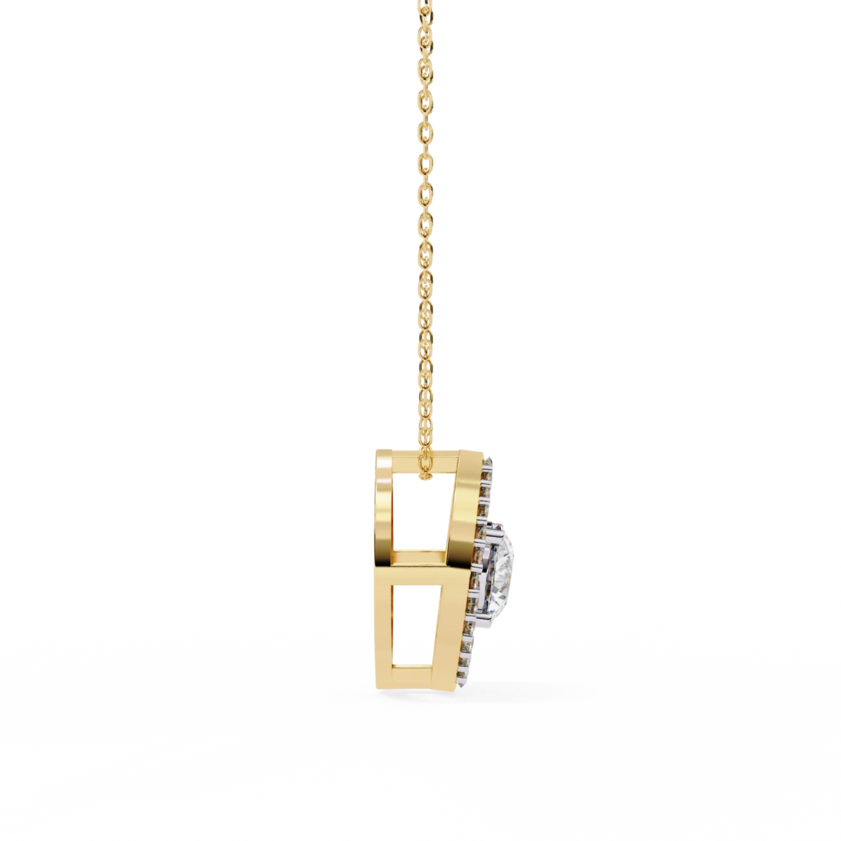 Elara Eye Lab Grown Diamond Pendant - Ophiratbf