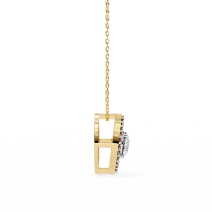 Elara Eye Lab Grown Diamond Pendant