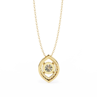 Elara Eye Lab Grown Diamond Pendant - Ophiratbf