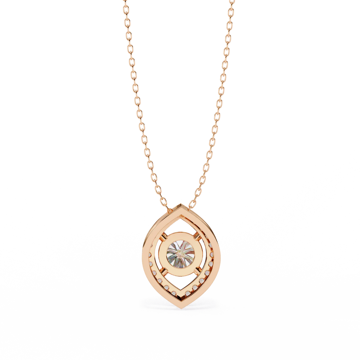 Elara Eye Lab Grown Diamond Pendant - Ophiratbf