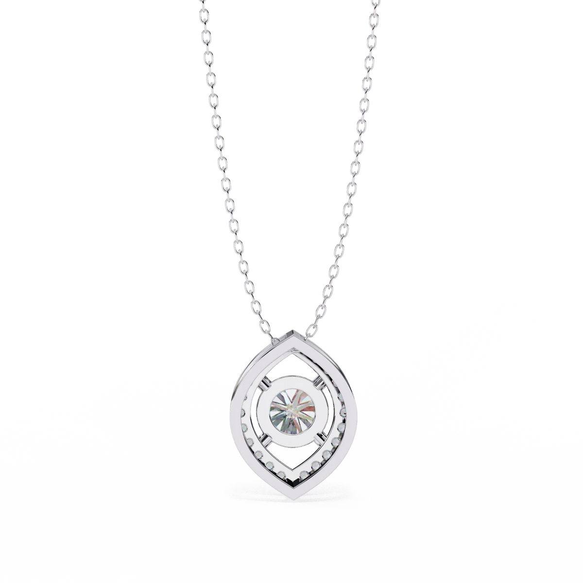 Elara Eye Lab Grown Diamond Pendant - Ophiratbf