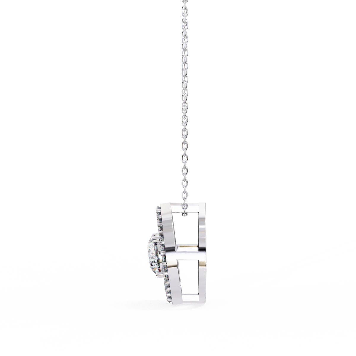 Elara Eye Lab Grown Diamond Pendant - Ophiratbf