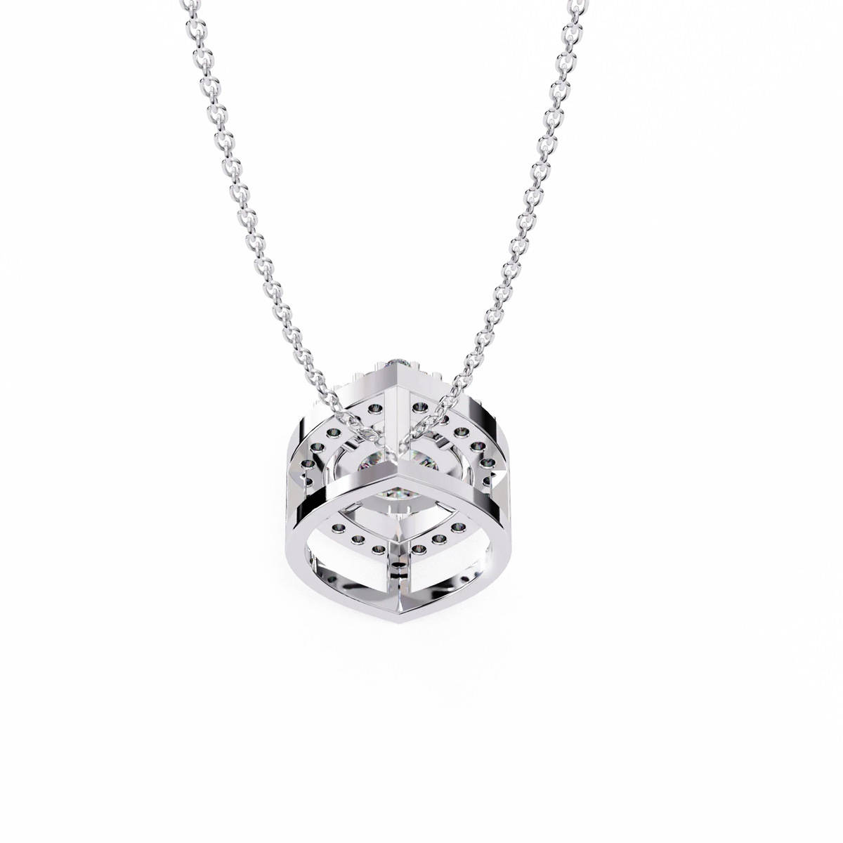 Elara Eye Lab Grown Diamond Pendant - Ophiratbf