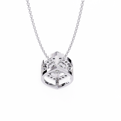 Elara Eye Lab Grown Diamond Pendant
