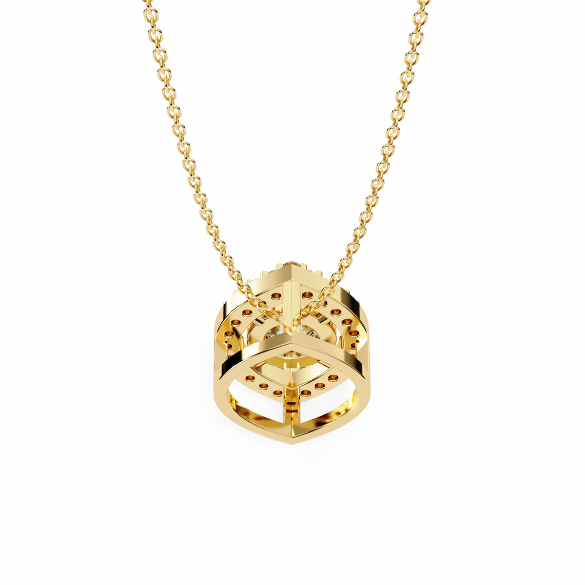 Elara Eye Lab Grown Diamond Pendant - Ophiratbf