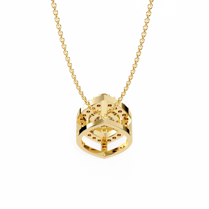 Elara Eye Lab Grown Diamond Pendant