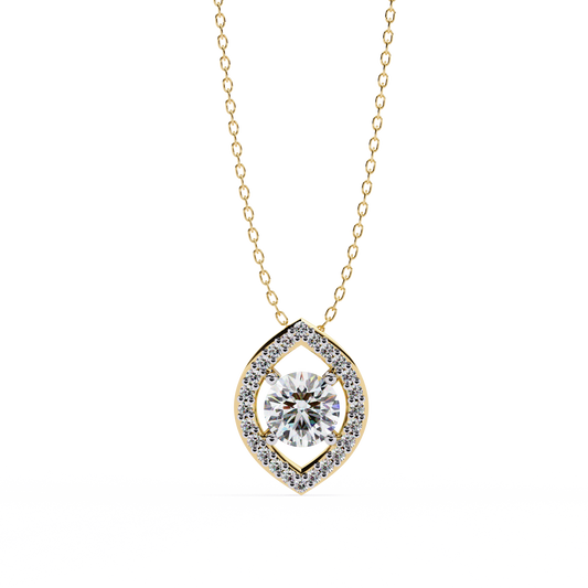 Elara Eye Lab Grown Diamond Pendant