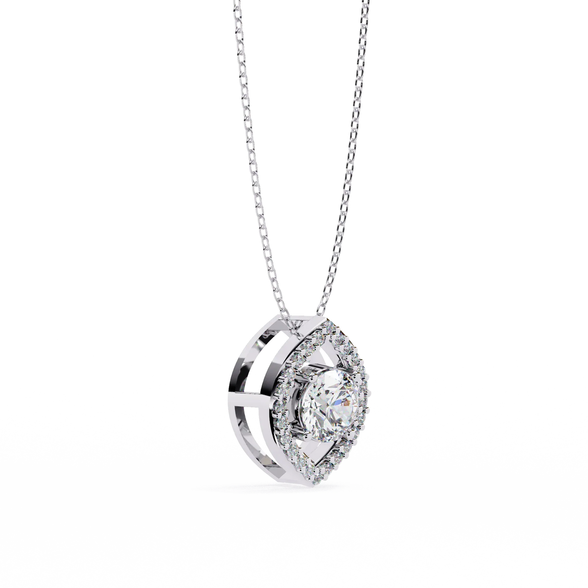 Elara Eye Lab Grown Diamond Pendant - Ophiratbf