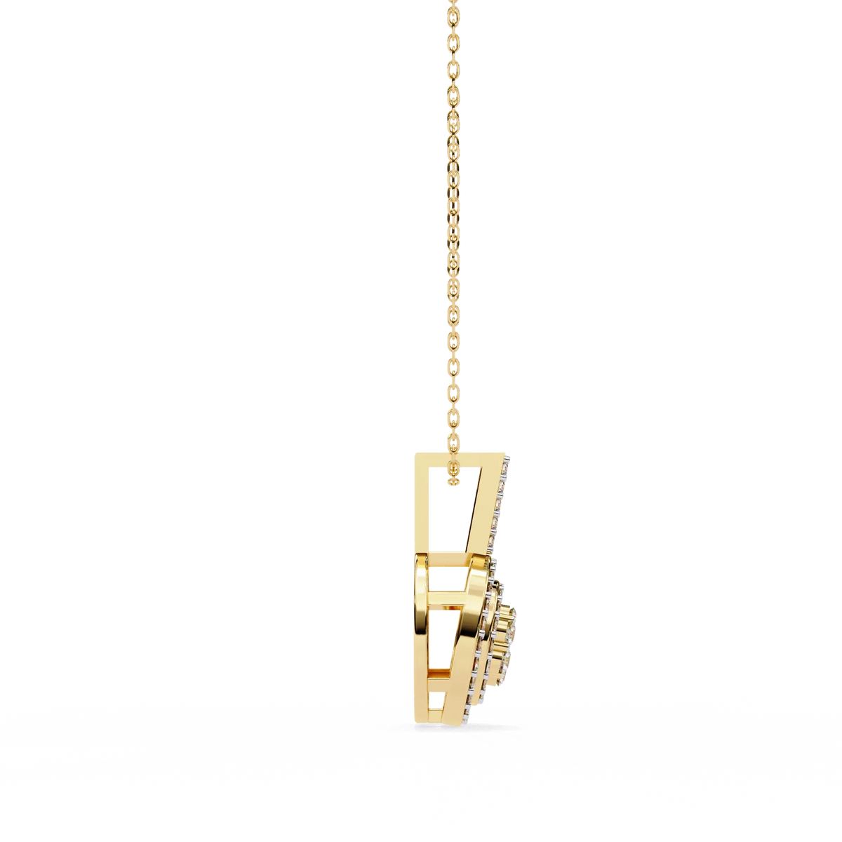 Orbit Cluster Lab Grown Diamond Pendant - Ophiratbf