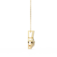 Orbit Cluster Lab Grown Diamond Pendant - Ophiratbf