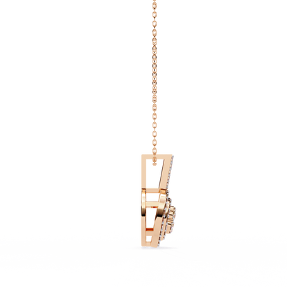 Orbit Cluster Lab Grown Diamond Pendant